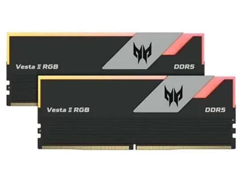 PREDATOR VESTAII DDR5 RGB U-DIMM 7200MHZ 32GB (16GB*2) BLACK