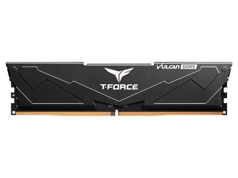 TEAMGROUP T-FORCE VULCAN 16GB (16GBX1) DDR5 5200MHZ DESKTOP RAM (BLACK)
