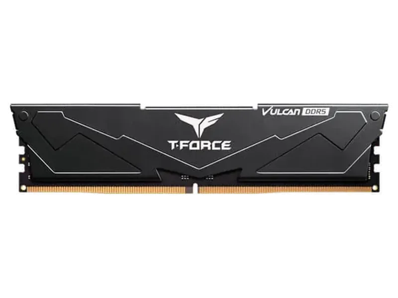 TEAMGROUP T-Force Vulcan 16GB (16GBx1) DDR5 5600MHz Ram (Black) ( CL36 )