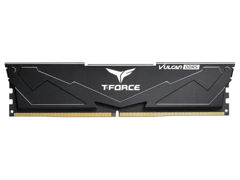 TEAMGROUP T-FORCE VULCAN 16GB (16GBX1) DDR5 5600MHZ DESKTOP RAM (BLACK)