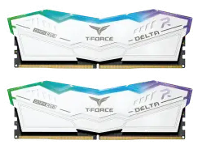 TeamGroup T-Force Delta RGB 32GB 2 x 16GB) DDR5 7200MHz White (FF4D532G7200HC34ADC01)