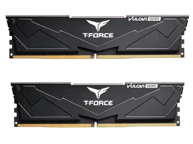 TEAMGROUP T-Force Vulcan 16GB ( 8GBx2 ) 5200MHz DDR5 RAM ( Black ) ( CL40 )