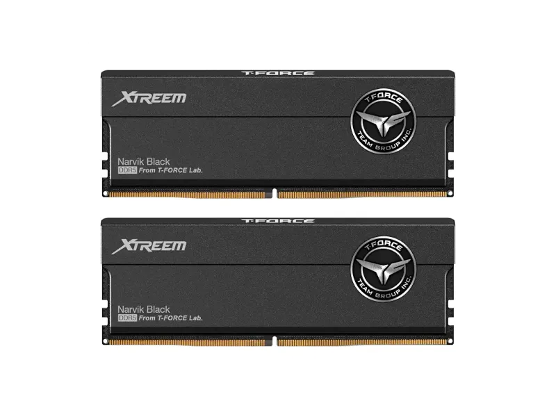TEAMGROUP T-Force Xtreem DDR5 RAM 48GB (2x24GB) 8000MHz PC5-64000 CL38 M-DIE Desktop Memory Module RAM for 600 700 Series Chipset XMP 3.0 Ready Black - FFXD548G8000HC38EDC01