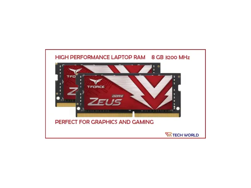 TEAMGROUP Zeus Gaming DDR4 8 GB (Dual Channel) Laptop SO-DIMM (T-Force)
