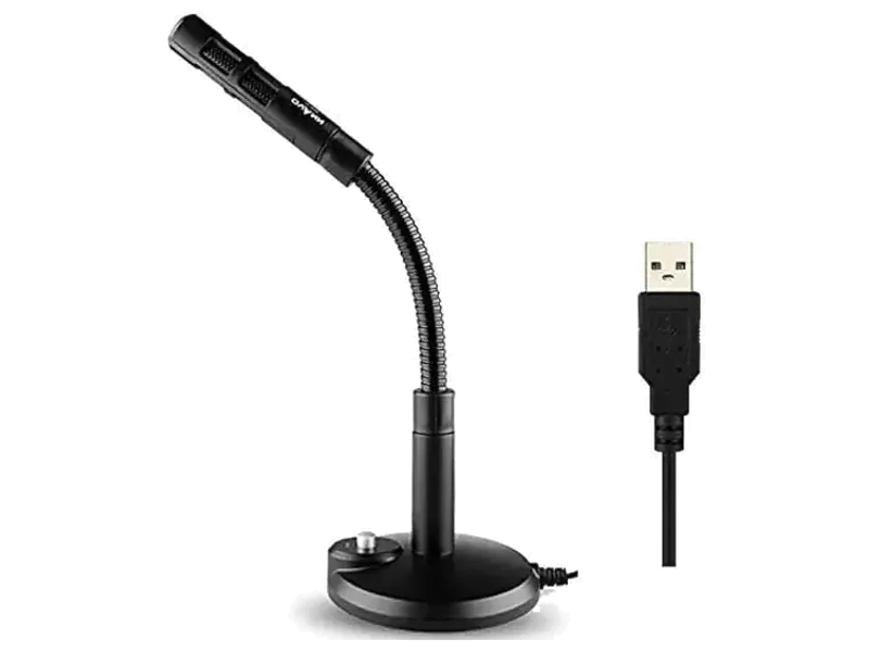 Lapras 𝟏𝟓 𝐘𝐞𝐚𝐫𝐬 𝐆𝐮𝐚𝐫𝐚𝐧𝐭𝐞𝐞, USB Desktop Condenser Microphone, Plug & Play Mic for PC, Laptop, Mac, PS4, 360° Gooseneck, LED Mute Indicator for Recording, YouTube, Gaming & Dictation