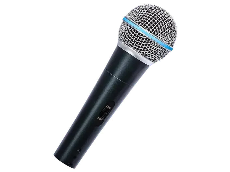 Viraan 58A Handheld Wired Microphone for Stage Performance and Voice Recording Microphone