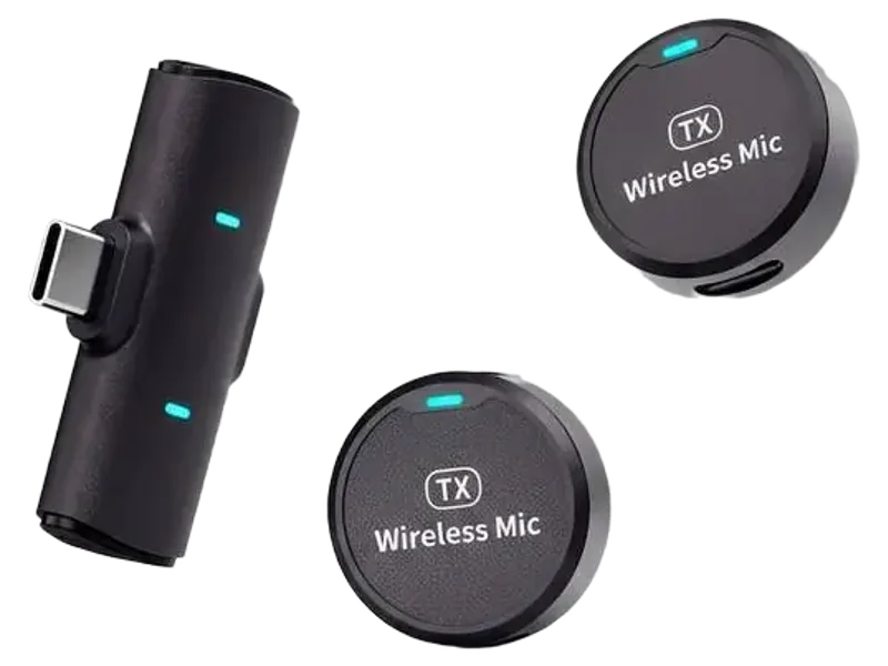 Inner Mini Wireless Microphone for Mobile Recording, Plug and Play Audio_QA92 Microphone