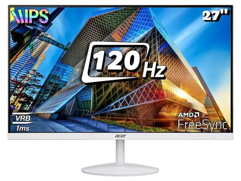 ACER SA272 G0 27" FHD IPS LED MONITOR VGA/HDMI/WHITE