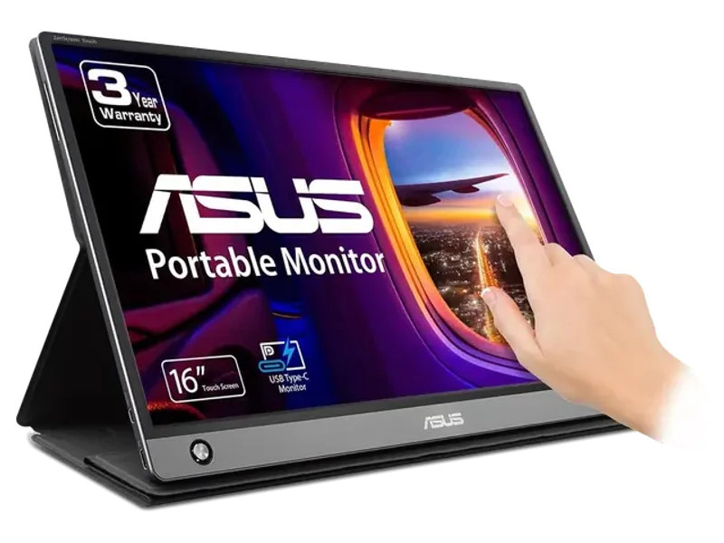 ASUS ZenScreen MB16AMT 16 Inch FHD 60Hz IPS Panel 100% SRGB 5MS Adaptive Freesync IPS Gaming Monitor