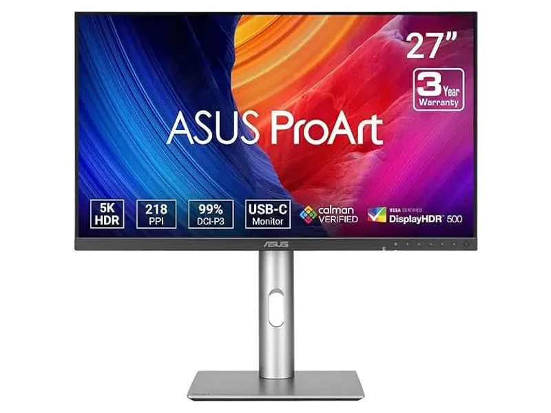 ASUS ProArt Display 27 Inch 5K HDR Professional Monitor