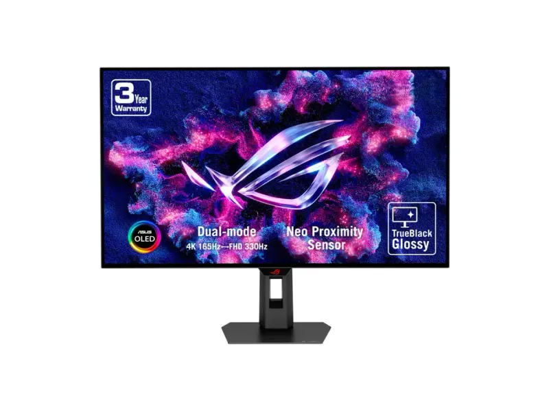 ASUS ROG Strix 81.28 cm (32 inch) 4K Ultra HD IPS Panel Gaming Monitor (ROG Strix OLED XG32UCWG gaming monitor 32-inch 4K TrueBlack Glossy OLED)