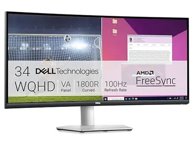 DELL S3423DWC 34 INCH WQHD CURVED USB-C MONITOR