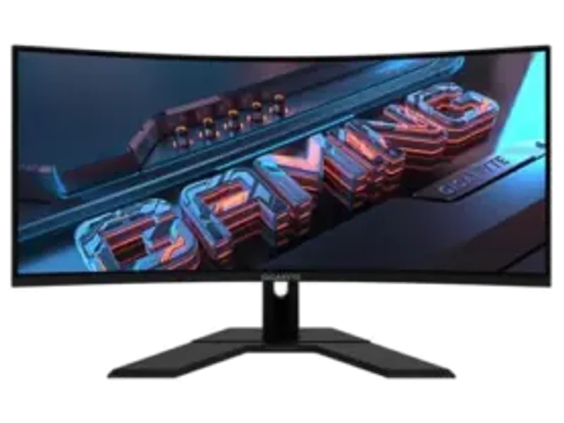 Gigabyte GS34WQC 34 Inch 120Hz – OC 135Hz Gaming Monitor Black