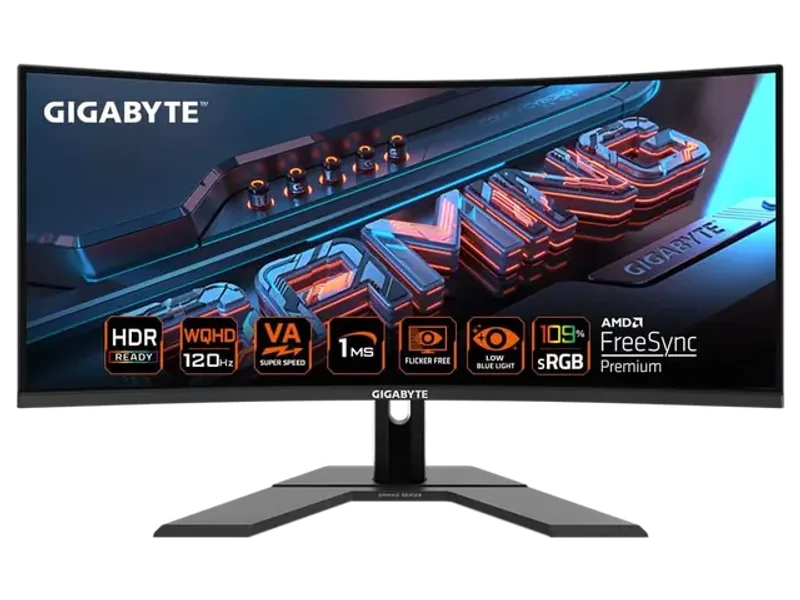 GIGABYTE GS34WQC 34" VA 1500R (CURVED), 34 INCH MONITOR