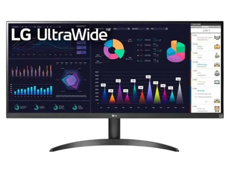 LG 34WQ500-B 34 Inch FHD 100Hz IPS Panel 99% SRGB 5MS AMD Freesync Ultrawide Gaming Monitor
