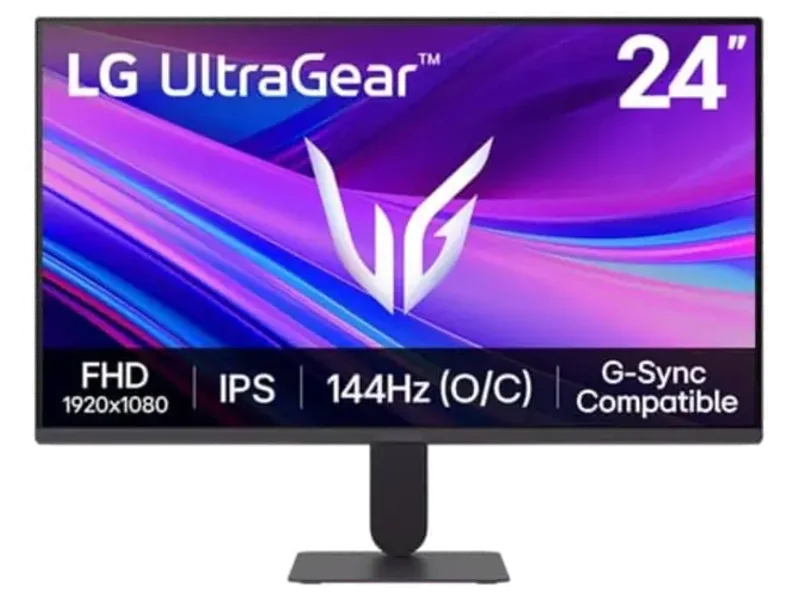 LG UltraGear 24G411A-B 24 Inch FHD 144Hz IPS Panel 99% SRGB 1MS AMD FreeSync Gaming Monitor