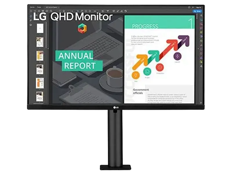 LG 27QN880 27 Inch 2K 144Hz IPS Panel 99%SRGB 5MS IPS Gaming Monitor
