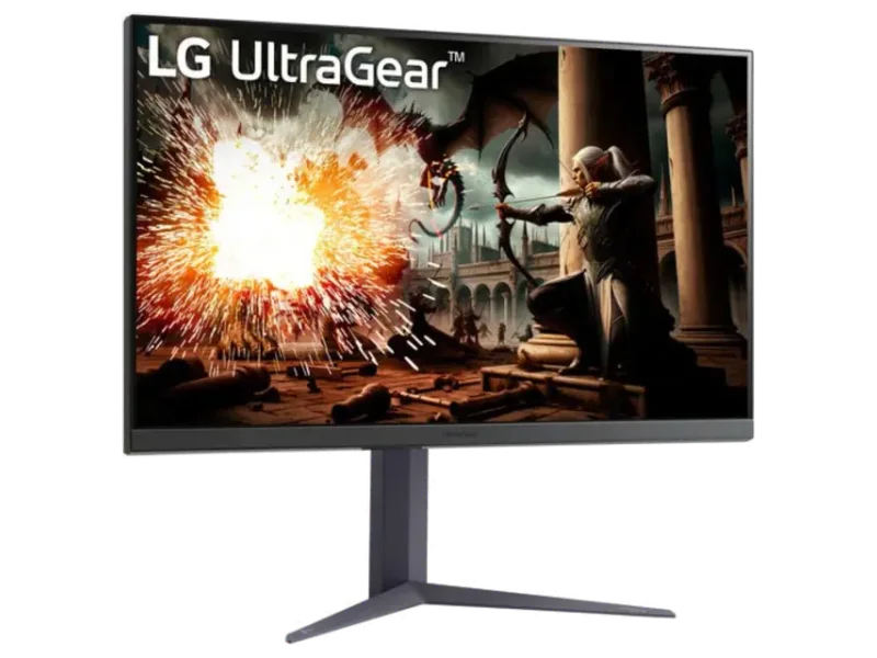 LG UltraGear 32GS75Q-B 31.5 Inch 2K QHD 180Hz IPS Panel 99% SRGB 1MS Adaptive Sync Gaming Monitor