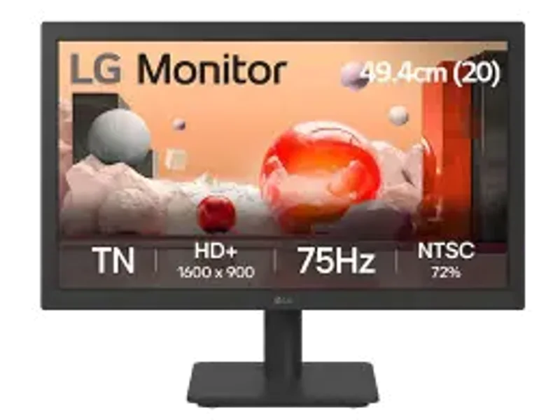 LG Essential 19.5 inch WSXGA TN Monitor 75Hz (20U401A)