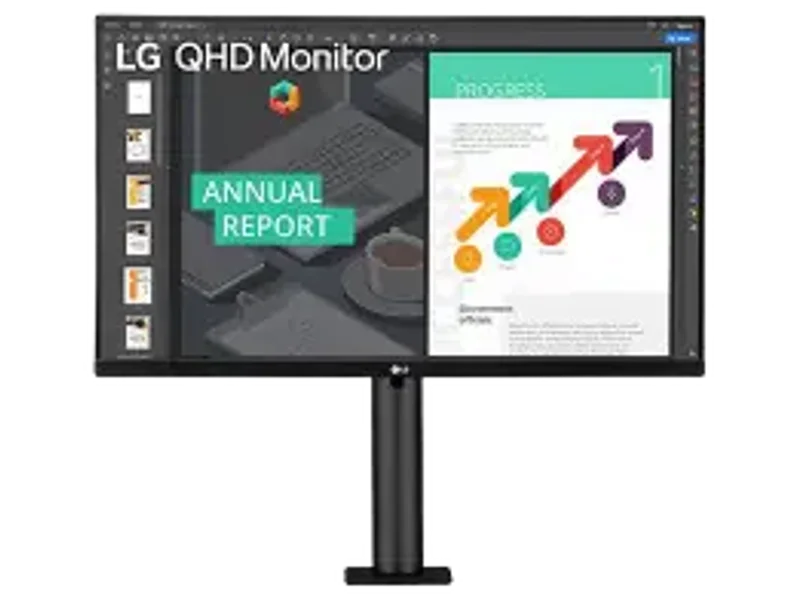 LG 27 QHD Ergo IPS Monitor with USB Type-C (27QN880)
