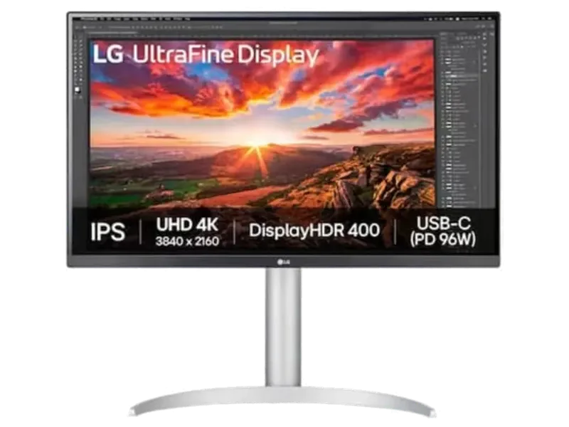 LG 27UP850K-W UltraFine 27 Inch 4K UHD 60Hz IPS Panel 99% SRGB 5MS Dynamic Sync IPS Gaming Monitor ( White )