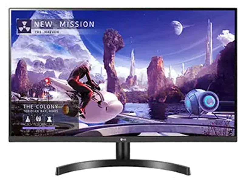LG 32QN600-B 32 Inch 75Hz QHD IPS Panel 99% SRGB 5ms AMD FreeSync Gaming Monitor