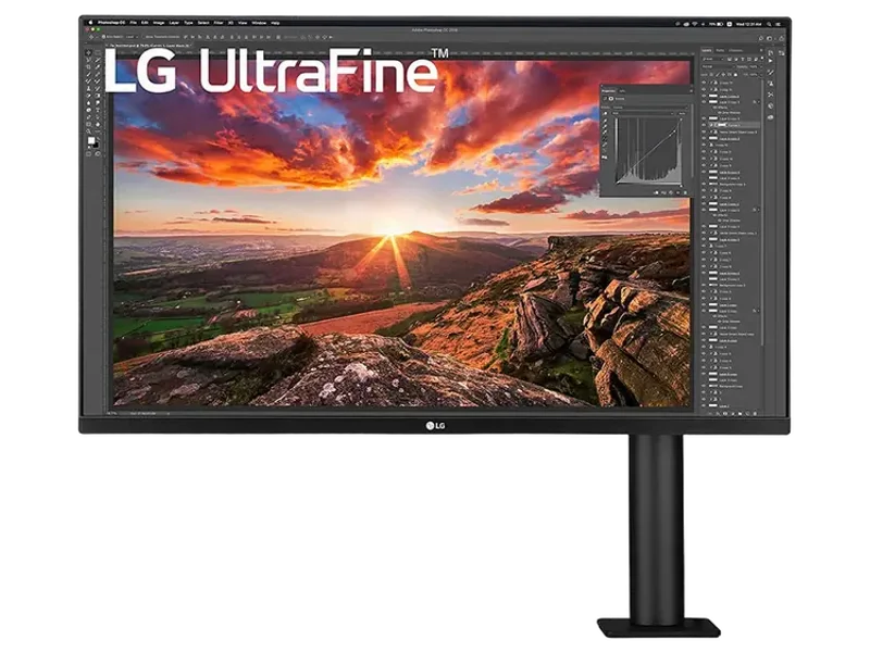 LG 32 INCH 32UN880-B UHD IPS ERGO 4K MONITOR