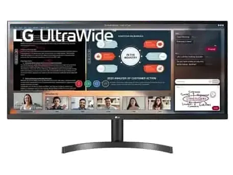LG 34WL50S-B 34 Inch FHD 75Hz IPS Panel 99% SRGB 5ms AMD Freesync IPS Gaming Monitor