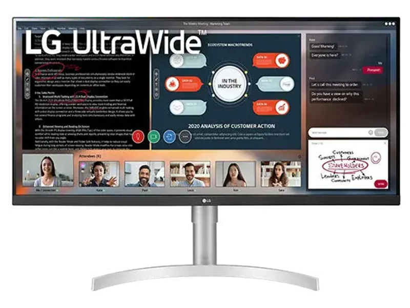 LG 34WN650 34 Inch FHD 75Hz IPS Panel 99% SRGB 5ms AMD Freesync IPS Gaming Monitor