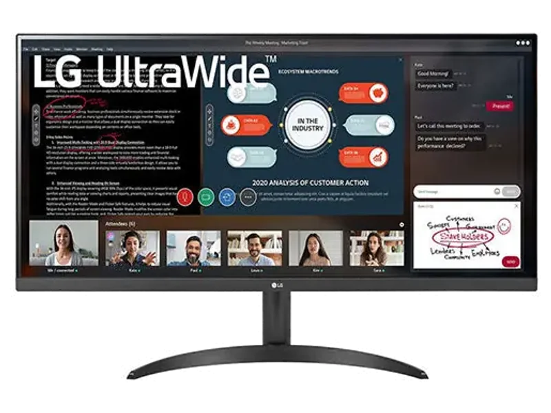 LG 34WP500-B 34 Inch FHD 75Hz IPS Panel 95% SRGB 5ms AMD Freesync IPS Gaming Monitor