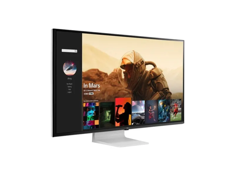 LG 43SQ700S-W 43 Inch UHD 60Hz IPS Panel 80% SRGB 5MS Dynamic Action IPS Gaming Monitor