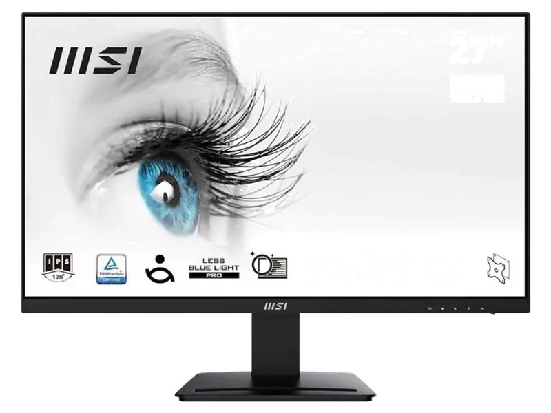 MSI PRO MP273A 27 Inch FHD 100Hz IPS Panel 106%SRGB 1MS Adaptive Sync IPS Business Monitor