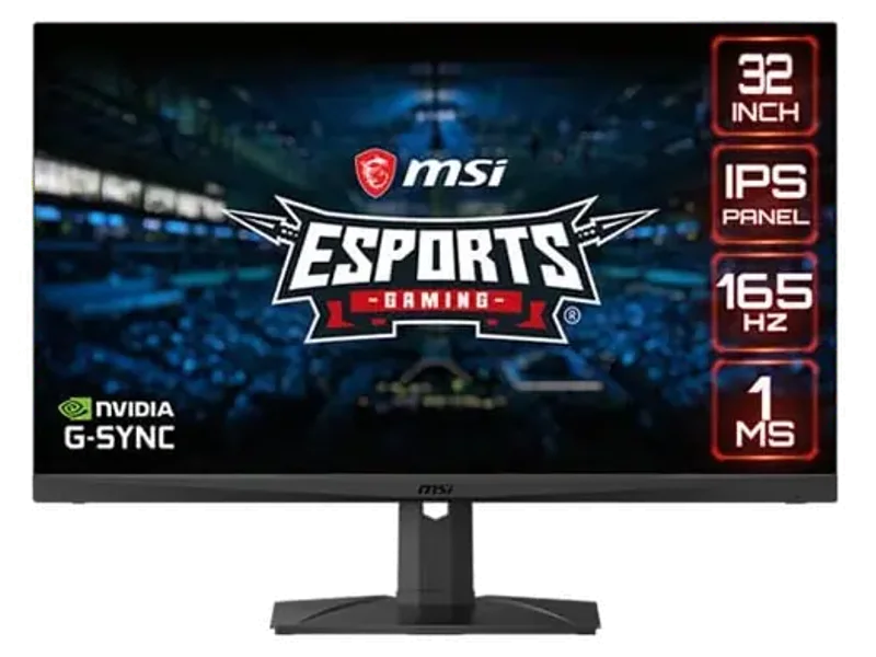 MSI Optix MAG321QR 31.5 Inch 2K 165Hz IPS Panel 127.1% SRGB 1ms Nvidia G-Snyc Gaming Monitor