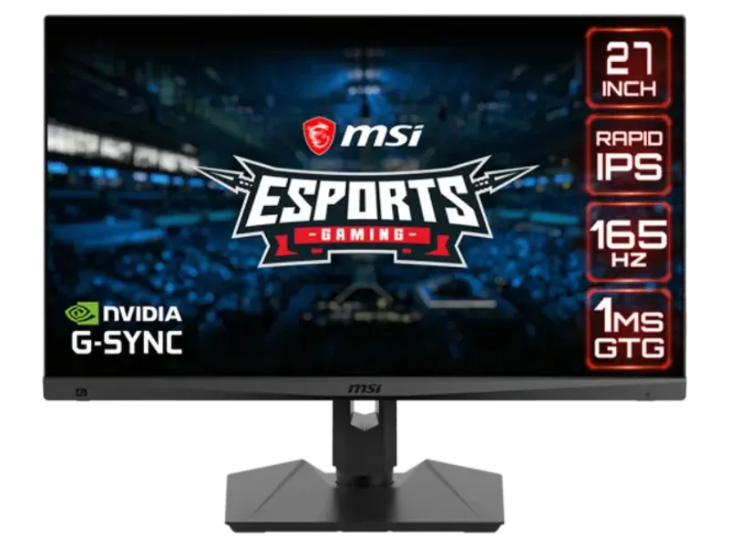 MSI Optix MAG274QRF-QD 27 Inch 2K 165Hz 131% SRGB 1ms Nvidia G-Snyc Gaming Monitor