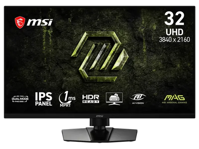 MSI MAG 321UPD E14 31.5-Inch 4K UHD IPS Dual Mode Gaming Monitor (144Hz UHD / 288Hz FHD)