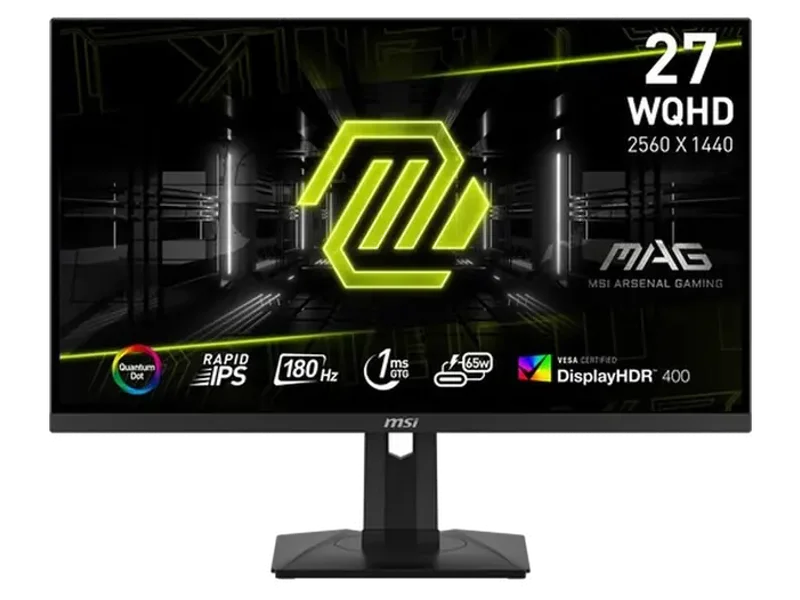 MSI MAG 274QRF QD E2 27 Inch QHD 180Hz IPS Panel 150% SRGB 1ms AMD Freesync IPS Gaming Monitor