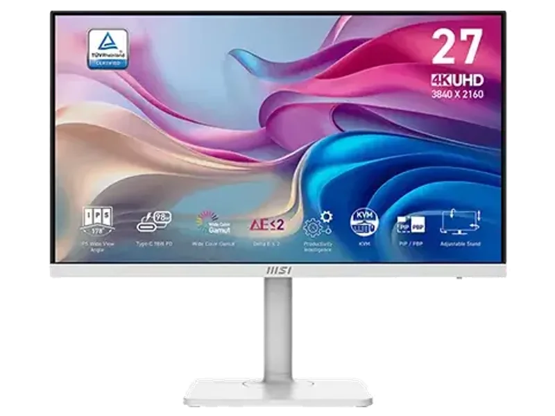 MSI Modern MD272UPHW White 27 Inch 4K Business Monitor