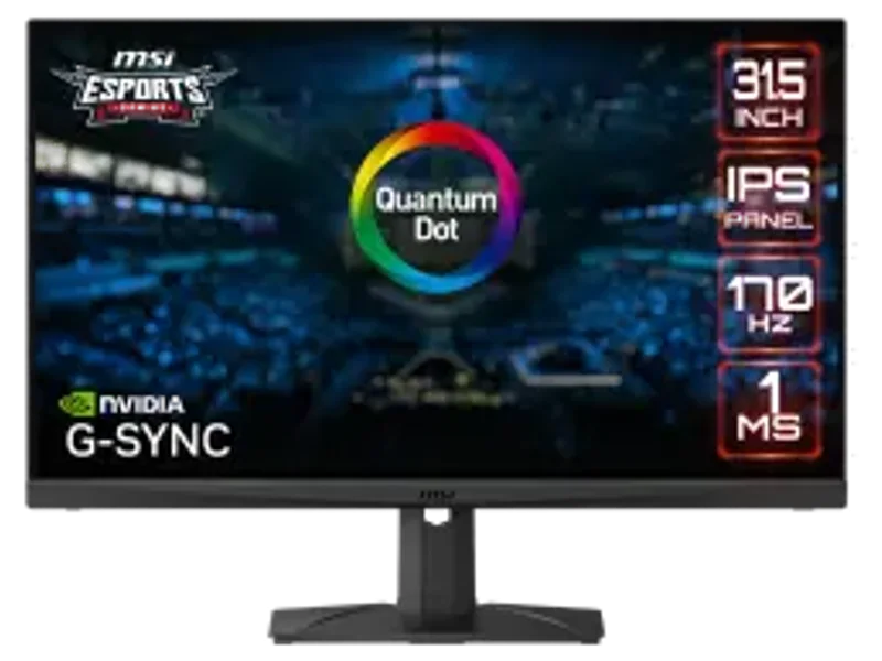 MSI MAG321QR-QD 31.5 inch Esports Gaming Monitor