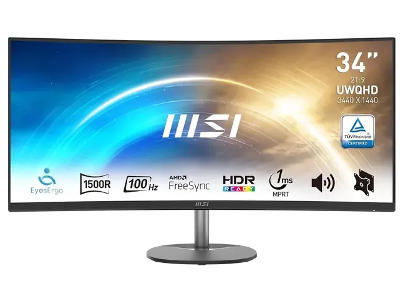 MSI PRO MP341CQ 34-INCH FULL HD COMPUTER MONITOR (BLACK)