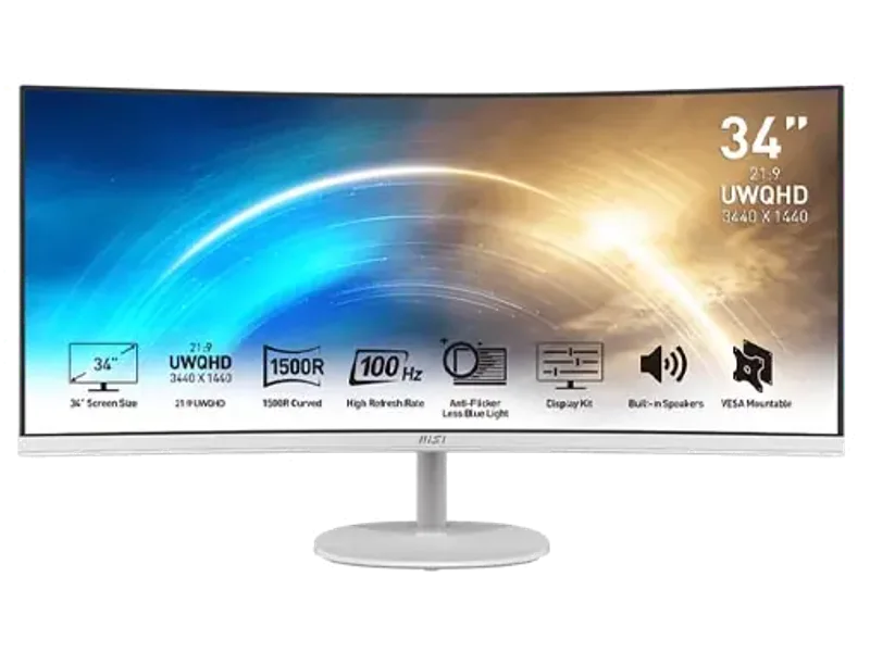 MSI PRO MP341CQW 34″ Professional Business Monitor