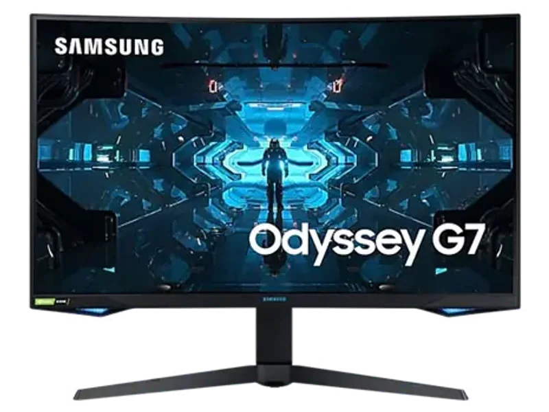 SAMSUNG Odyssey G7 QLED QHD 1000R 1ms 240hz with HDR600 27 Inch Gaming Monitor LC27G75TQSWXXL