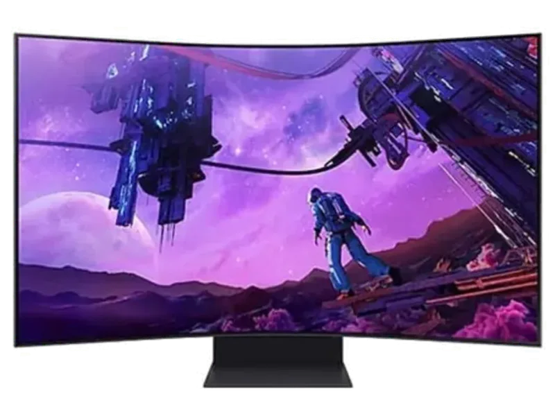 SAMSUNG Odyssey Ark LS55BG970NWXXL 55 Inch UHD 165Hz VA Panel 1MS AMD Freesync Gaming Monitor
