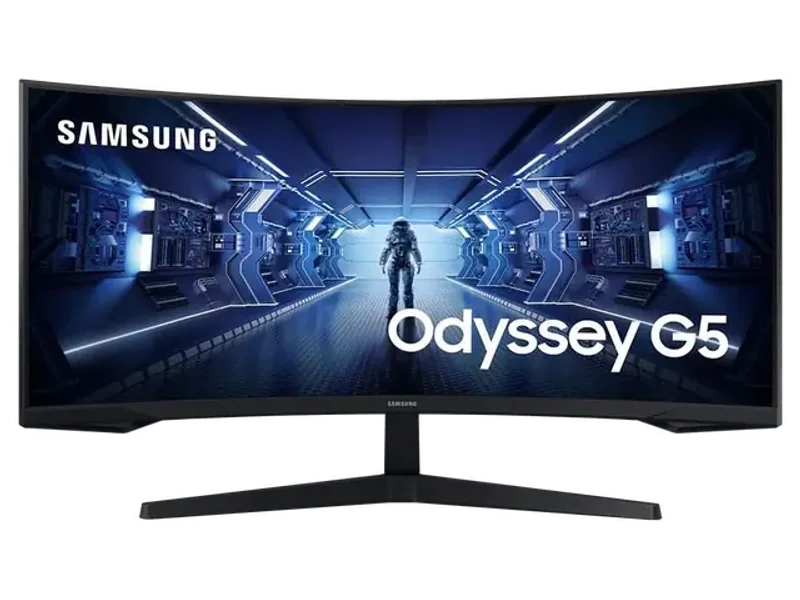 SAMSUNG ODYSSEY G5 34 INCH LC34G55TWW UHD 165HZ CURVED GAMING MONITOR