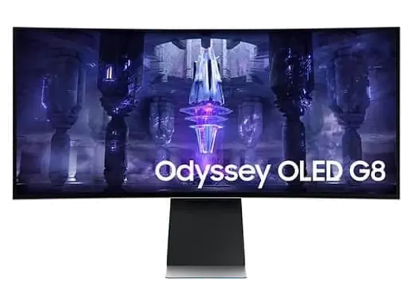 SAMSUNG Odyssey G8 LS34BG850SWXXL 34 Inch 2K WQHD 175Hz Oled Panel 0.5MS AMD Freesync Gaming Monitor