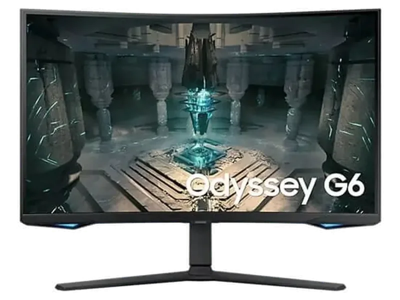 SAMSUNG Odyssey G6 LS27BG650EWXXL 27 Inch QHD 240Hz VA Panel 95% SRGB 1MS AMD Freesync IPS Gaming Monitor