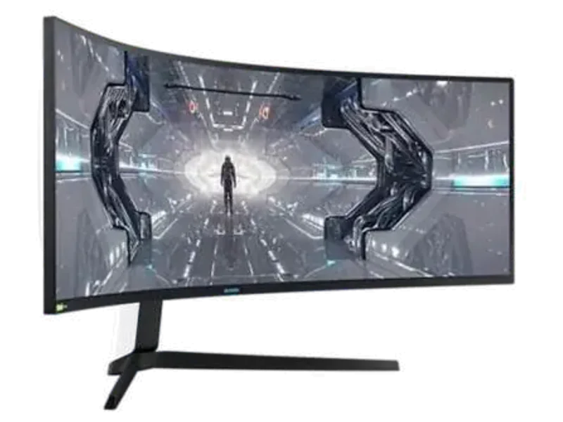 SAMSUNG LC49G95TSSWXXL Odyssey G9 49 Inch QHD 240Hz VA Panel 1MS NVIDIA Gysnc Gaming Monitor