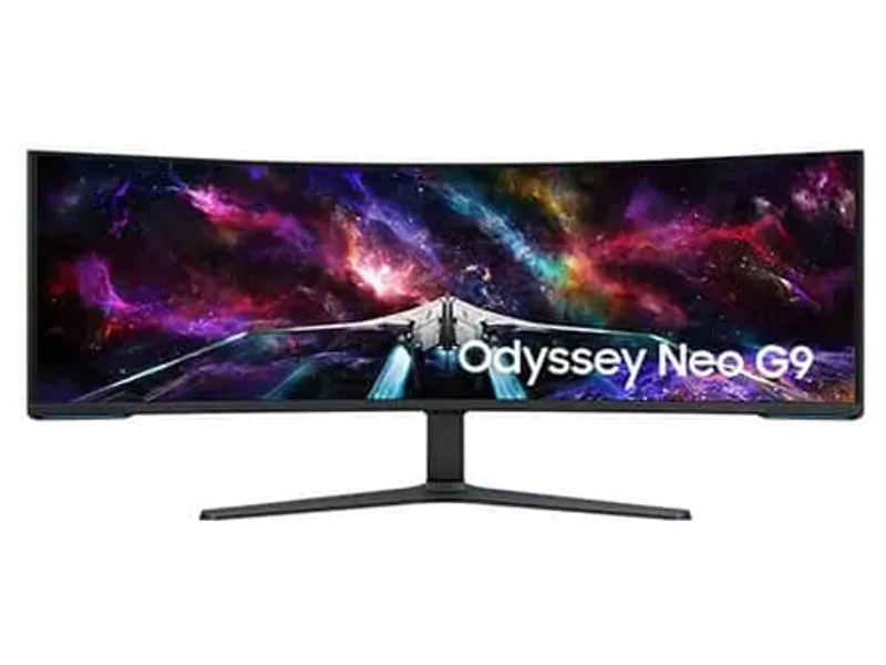 SAMSUNG Odyssey Neo G9 LS57CG950NWXXL 57 Inch 4K UHD 240Hz VA Panel 95% SRGB 1MS AMD Freesync Gaming Monitor (White)