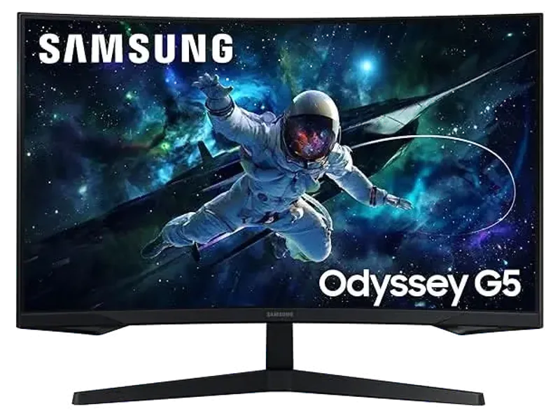 Samsung 32 Inch Odyssey G5 2K Curved Gaming Monitor LS32CG550EWXXL