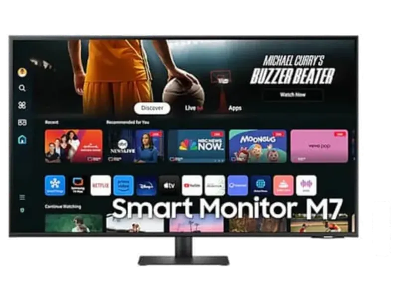 SAMSUNG M7 LS43DM700UWXXL 43 Inch 4K UHD 60Hz VA Panel 72% SRGB 4MS Gaming Monitor