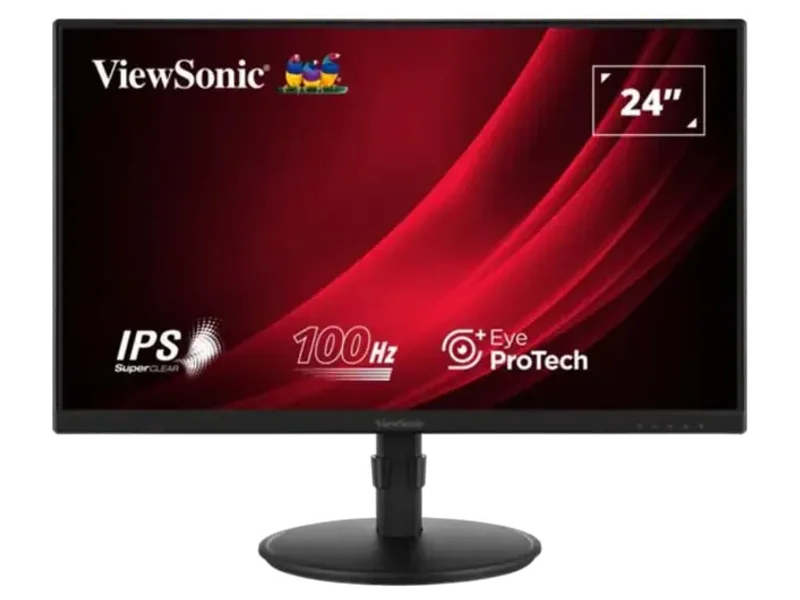 VIEWSONIC VG2408 24 Inch FHD 100Hz IPS Panel 108% SRGB 5MS Gaming Monitor